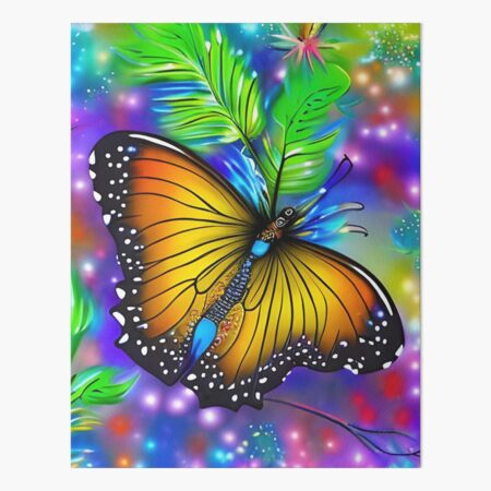 Aesthetic Butterfly On Cat - Diamond Paintings 