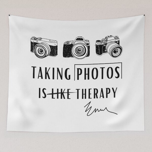Item preview, Taking Photos Is Like Therapy designed and sold by Youssefone.