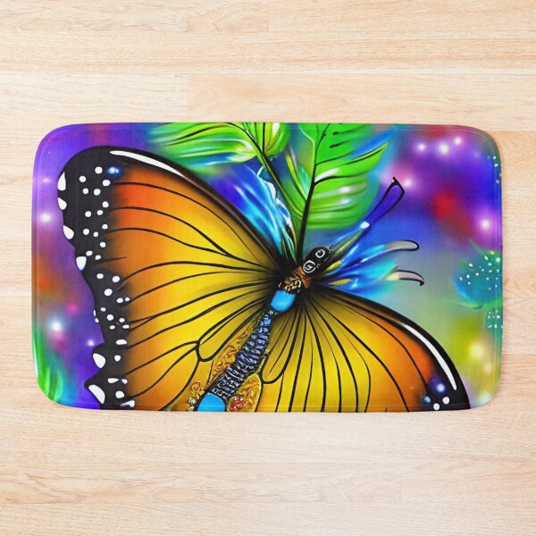 Item preview, Most beautiful butterfly with magical nature wallpaper designed and sold by The Love Quill.