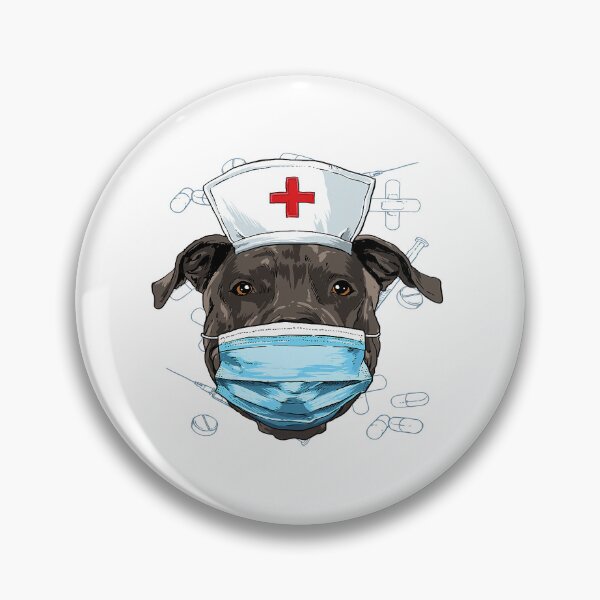 Item preview, Pit Bull Dog Nurse RN Nursing School Graduation 504 designed and sold by Akshajwhetstone.