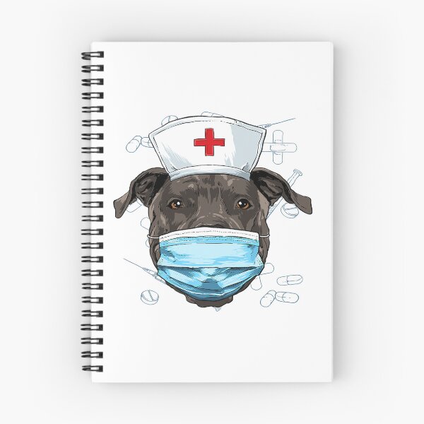 Item preview, Pit Bull Dog Nurse RN Nursing School Graduation 504 designed and sold by Akshajwhetstone.