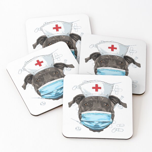 Item preview, Pit Bull Dog Nurse RN Nursing School Graduation 504 designed and sold by Akshajwhetstone.