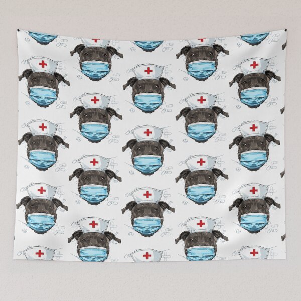 Item preview, Pit Bull Dog Nurse RN Nursing School Graduation 504 designed and sold by Akshajwhetstone.