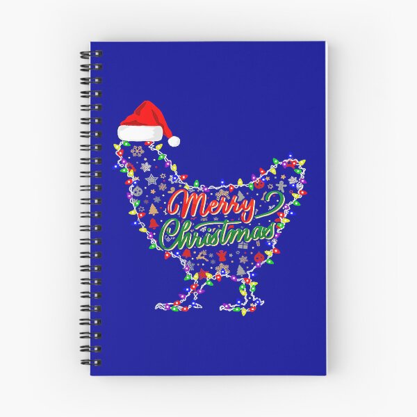 Item preview, Merry Christmas Chicken Funny Chicken Santa Hat Lights Xmas358 designed and sold by Akshajwhetstone.