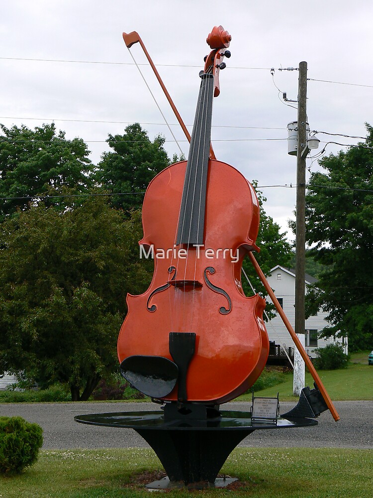 "Giant Fiddle, Harvey Station New Brunswick" by Marie Terry Redbubble