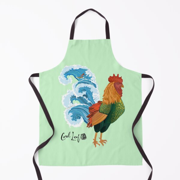Item preview, Ruffled Waves of Rooster designed and sold by Coralleafdesign.