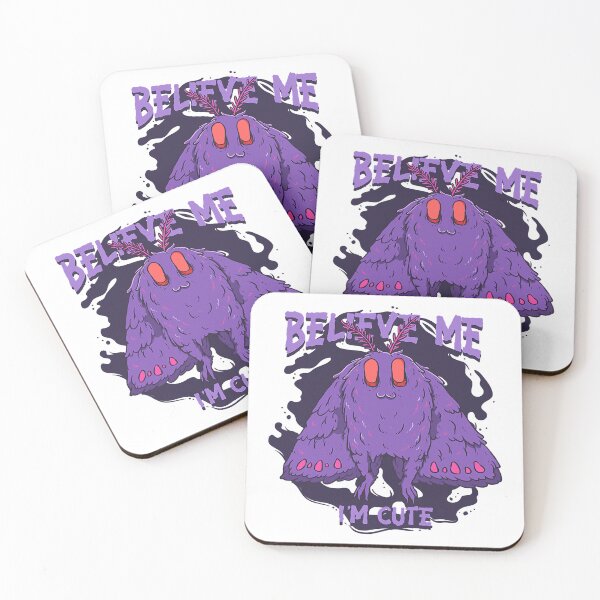 Item preview, Believe Me Im Cute Gothic Mothman Cryptid Animal Folklore 518 designed and sold by Akshajwhetstone.