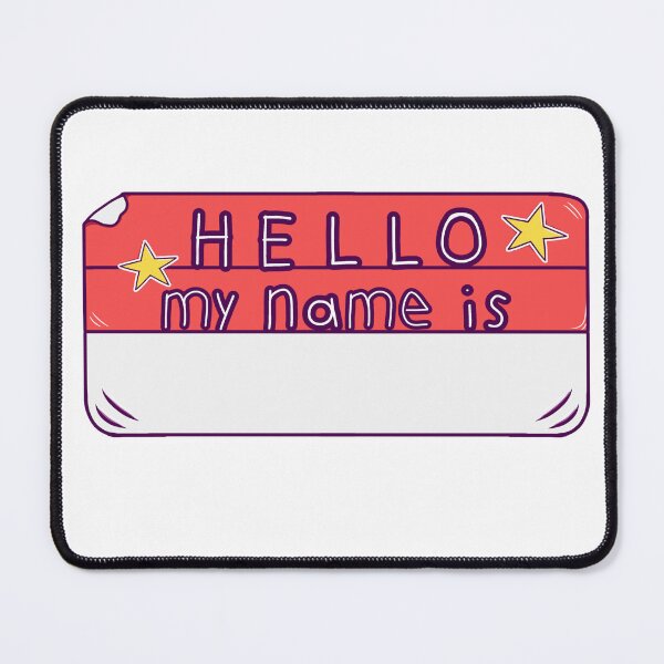 Item preview, Hello My Name is... (red) designed and sold by okkayve.