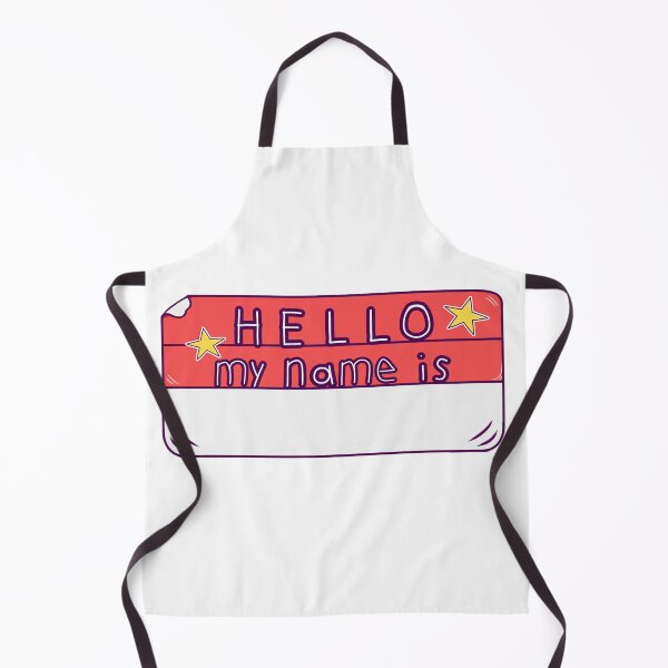 Item preview, Hello My Name is... (red) designed and sold by okkayve.