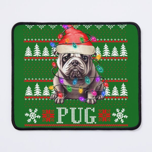 Item preview, Pug ugly christmas sweater - Pug Dog lover xmas ugly pajama - Pug through the snow designed and sold by wear4gamers.
