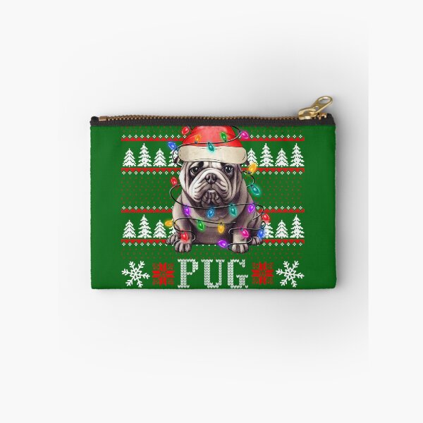 Item preview, Pug ugly christmas sweater - Pug Dog lover xmas ugly pajama - Pug through the snow designed and sold by wear4gamers.
