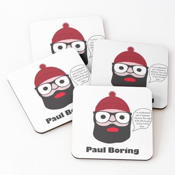 Item preview, Paul Boring designed and sold by Geekiana.
