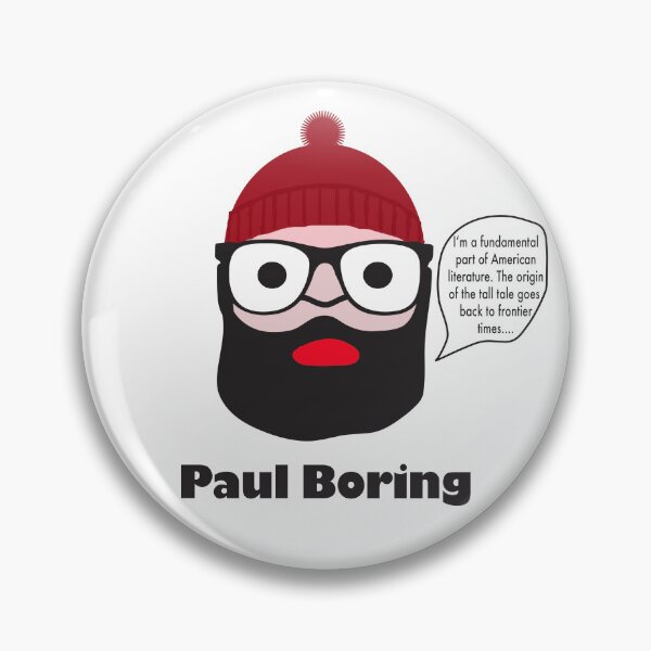 Item preview, Paul Boring designed and sold by Geekiana.