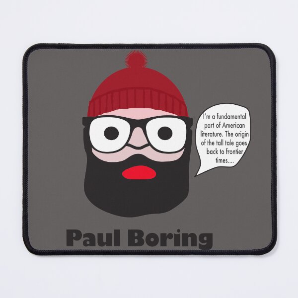 Item preview, Paul Boring designed and sold by Geekiana.