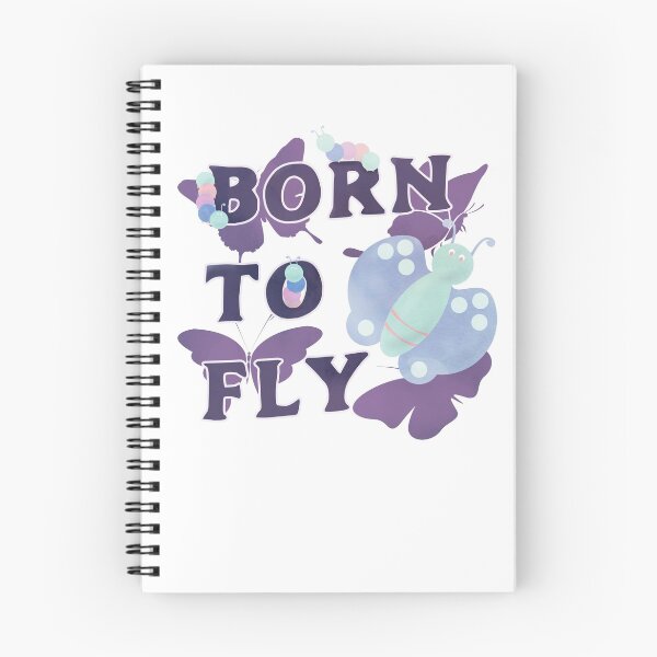 Artikelvorschau, Geboren zu fliegen - Butterfly Quote entworfen und verkauft von Tyler Christian.