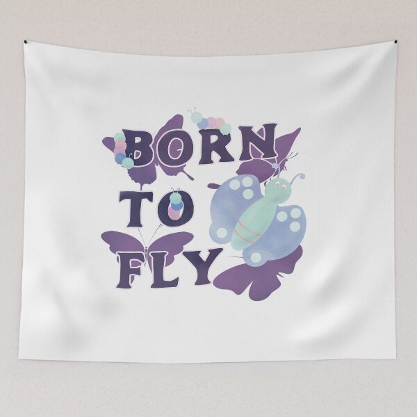 Item preview, Born to Fly - Butterfly Quote designed and sold by Tyler Christian.