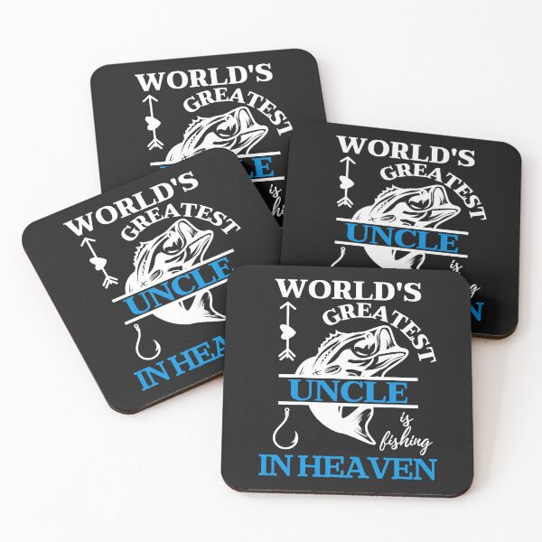 Item preview, World's Greatest Uncle Fishing In Heaven Family Memorial designed and sold by Luckydesign1975.