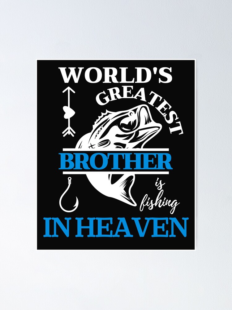 Fishing in Heaven Memorial Canvas