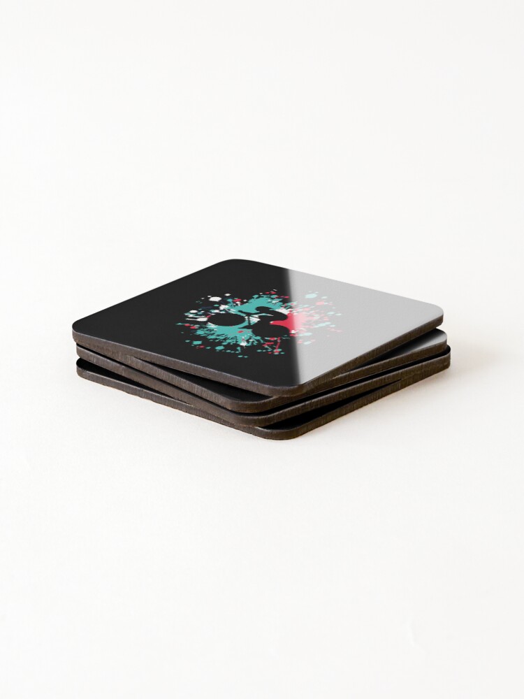 Thumbnail 4 of 5, Coasters (Set of 4), Bicycle Racing Color Splash designed and sold by onicon.