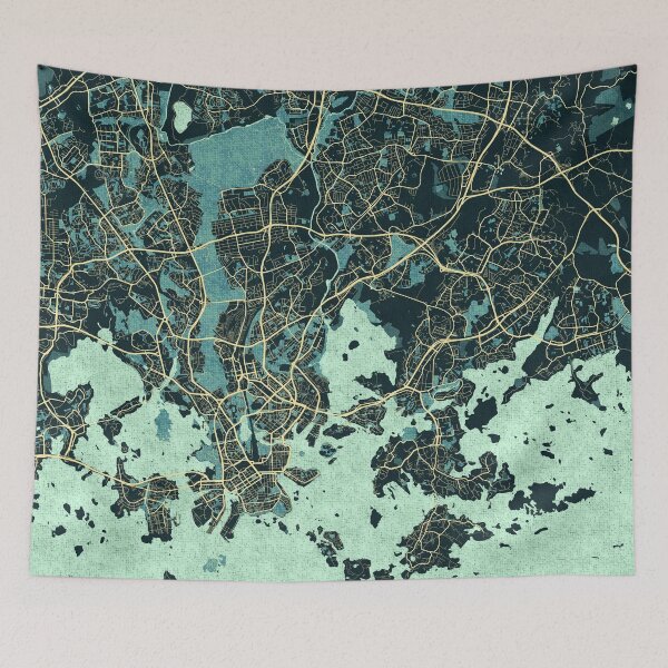 Item preview, Helsinki City Map of Finland - Summer designed and sold by deMAP.