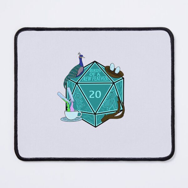 Item preview, Lady Chirp Featherfowl D20 designed and sold by citrinecreates.