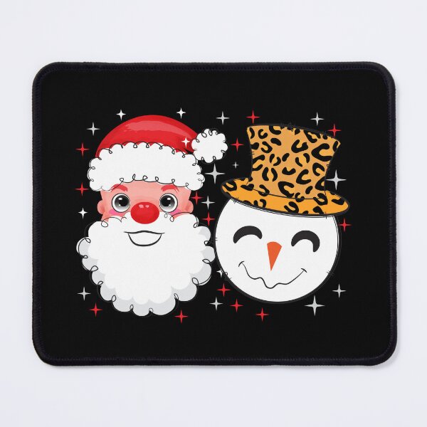 Item preview, Cute Santa Claus and Snowman Christmas design designed and sold by MisPuHoney.