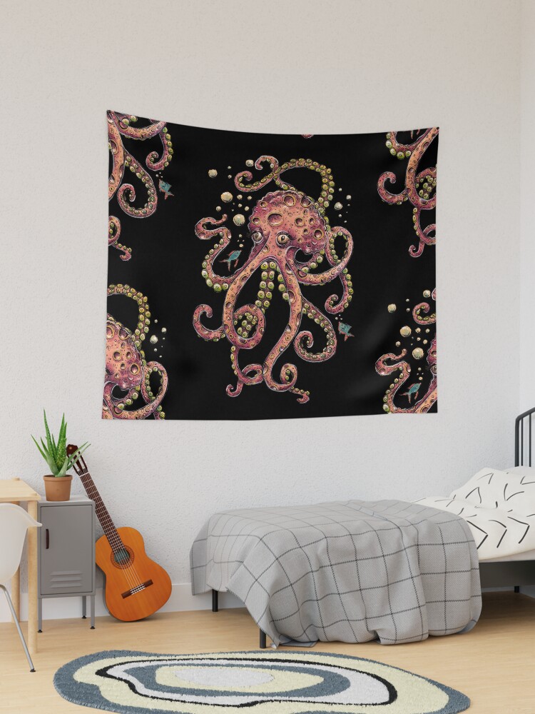 Octopus tapestry best sale