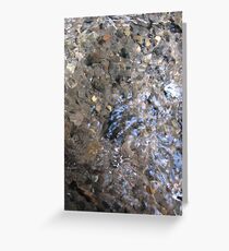 rippled reflections Greeting Card