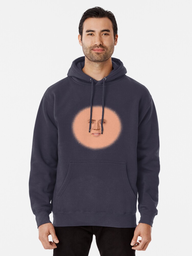 nicolas cage face hoodie