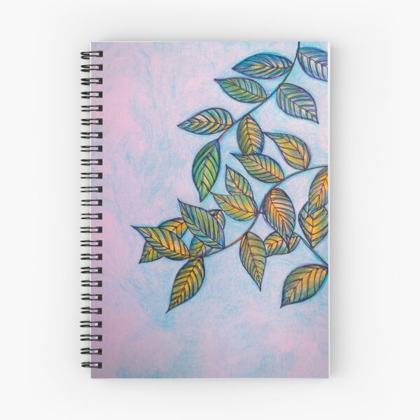 Item preview, leaves and blue background designed and sold by CanDo20.