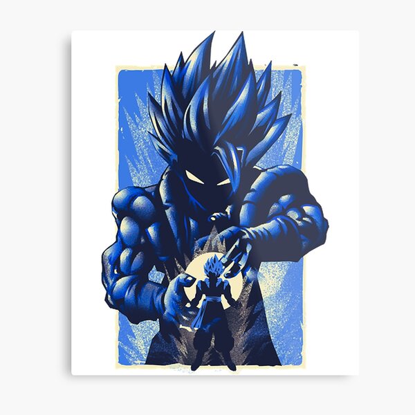 GOGETA SSJ BLUE VS BROLY THE LEGENDARY SUPER SAIYAN Art Print by