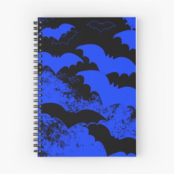 Item preview, Black Bats In Flight Blue designed and sold by blakcirclegirl.