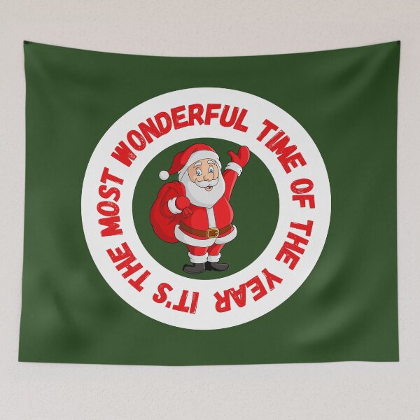 Item preview, It's the most wonderful time of the year | Santa Clause | Merry Christmas designed and sold by Denefie.