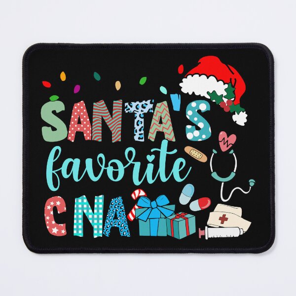 Item preview, Santa's Favorite CNA Nurse Hospital Appreciation Christmas Gift designed and sold by eviesfashion.