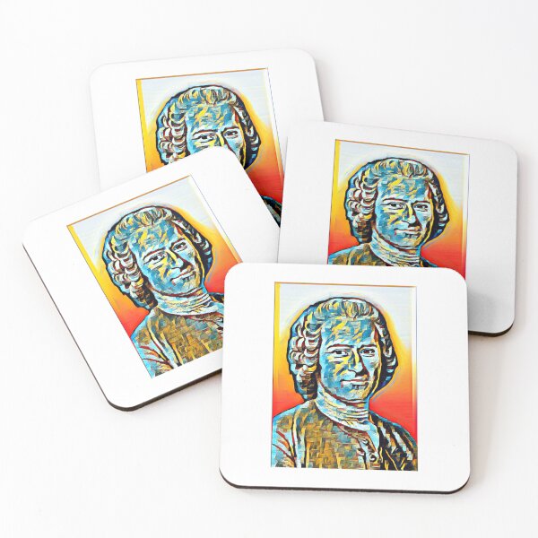 Item preview, Jean-Jacques Rousseau Artwork | Jean-Jacques Rousseau Portrait | Jean-Jacques Rousseau Wall Art  designed and sold by Suyogsonar25.