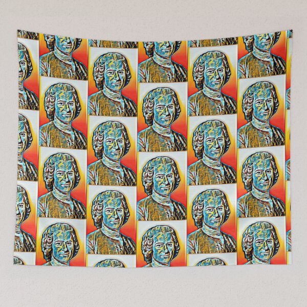 Item preview, Jean-Jacques Rousseau Artwork | Jean-Jacques Rousseau Portrait | Jean-Jacques Rousseau Wall Art  designed and sold by Suyogsonar25.