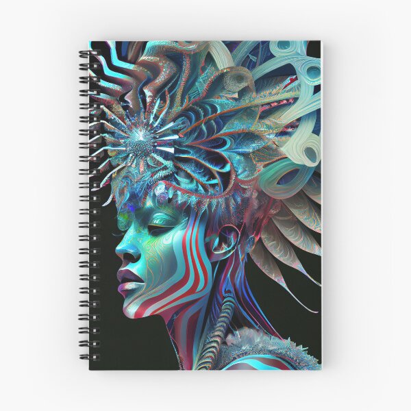 Item preview, Fractal Goddess DMT Art designed and sold by Mystikos Art.