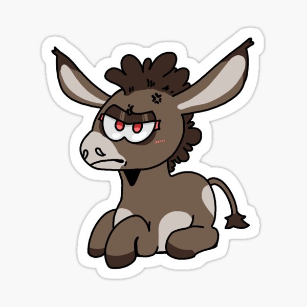 Cute Donkey Sticker