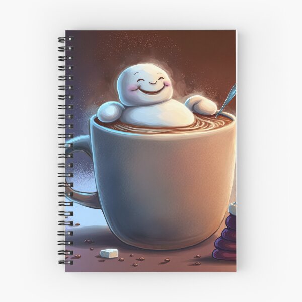 Item preview, Marshmallow Enjoying its Hot Chocolate designed and sold by cardinalhill.