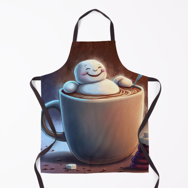Item preview, Marshmallow Enjoying its Hot Chocolate designed and sold by cardinalhill.