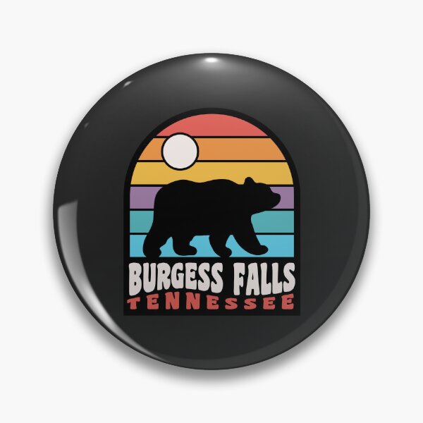 Item preview, Burgess Falls State Park Hiking Tennessee Bear Retro designed and sold by yelly123.