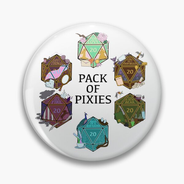 Item preview, Pack of Pixies D20 Set designed and sold by citrinecreates.