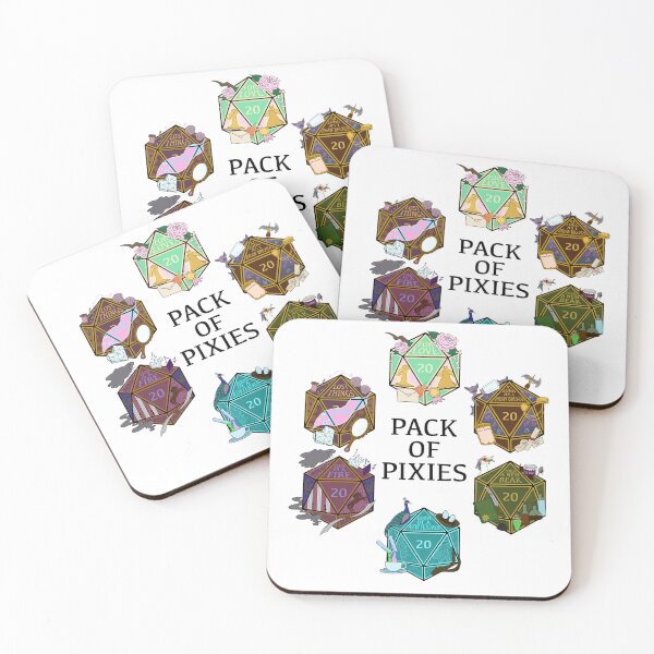 Item preview, Pack of Pixies D20 Set designed and sold by citrinecreates.