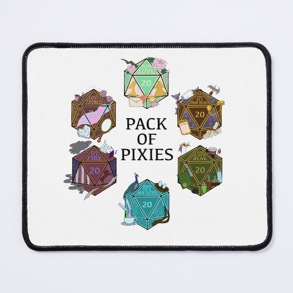 Item preview, Pack of Pixies D20 Set designed and sold by citrinecreates.