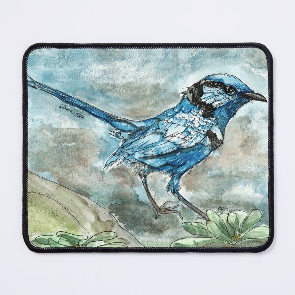 Item preview, Scrub Jay Watercolor designed and sold by KatDattilo.