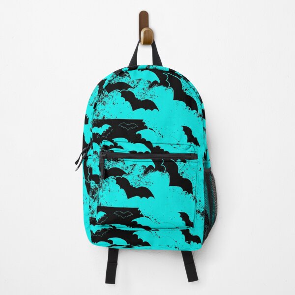 Item preview, Black Bats In Flight Teal designed and sold by blakcirclegirl.