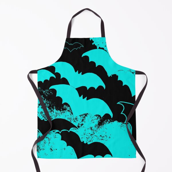 Item preview, Black Bats In Flight Teal designed and sold by blakcirclegirl.