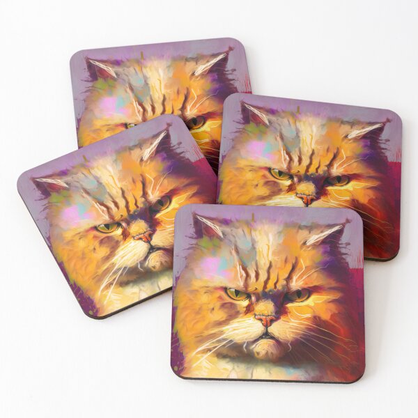 Item preview, Snarky Cat in Abstract designed and sold by BexStix.