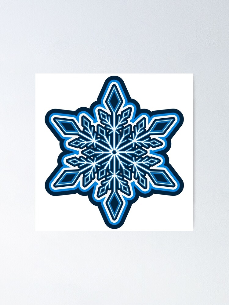 Snowflakes 2 Sticker for Sale by stylishdzign