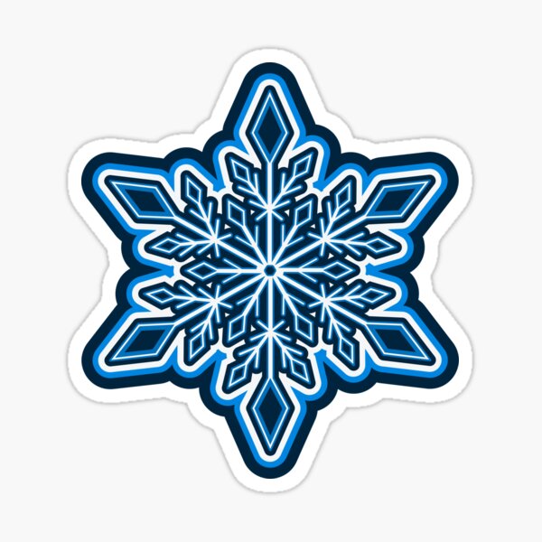 Snowflakes 2 Sticker for Sale by stylishdzign